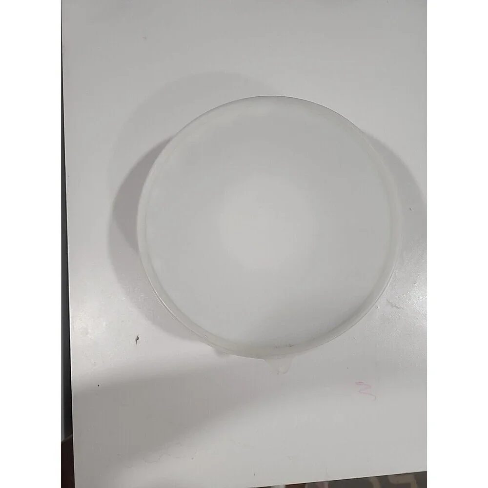 Tupperware Vintage Jello Mold with Lid - White Grey- 1201-11, 1202-4, 1203-6